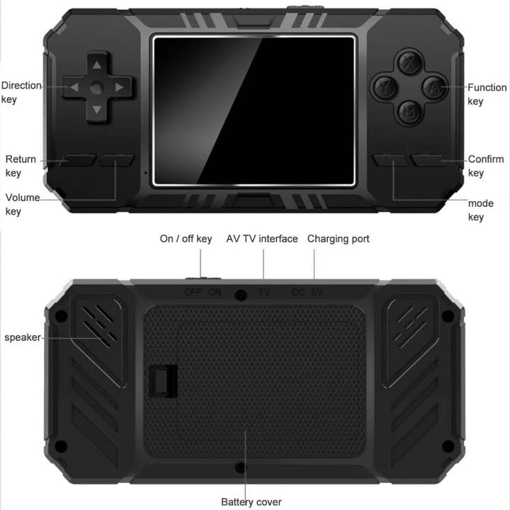 Produktbild VR Shinecon Handheld Tank Konsole mit 520 Spielen