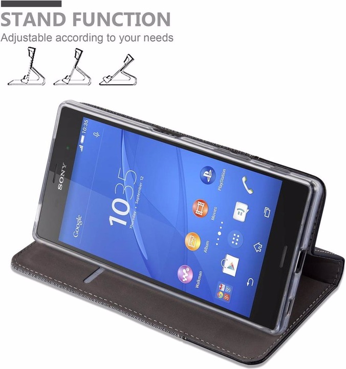 Image du produit Cadorabo Couverture look jeans Book (Sony Xperia Z5)