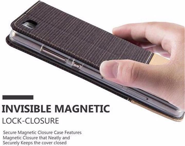Actual product image Cadorabo Book Jeans Optics Cover (Huawei P8 Lite)
