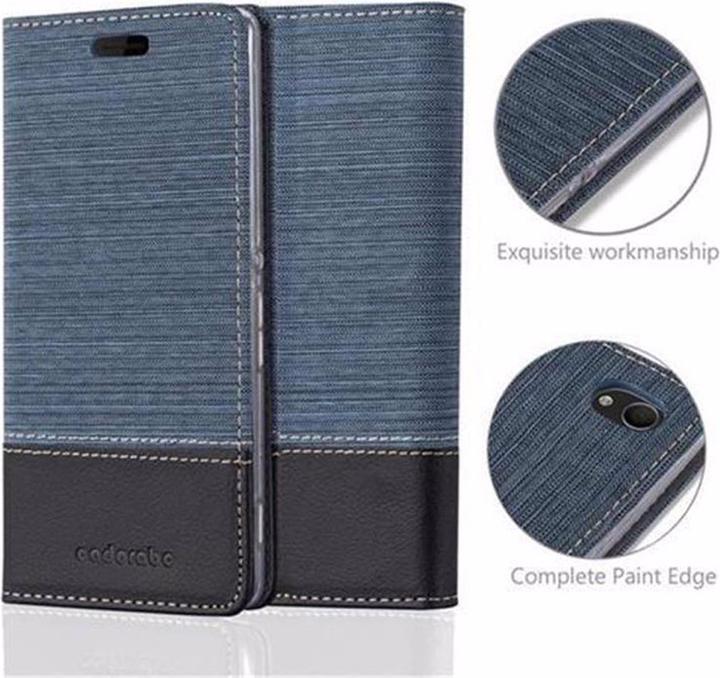 Actual product image Cadorabo Book Jeans Optics Cover (Sony Xperia M4 Aqua)