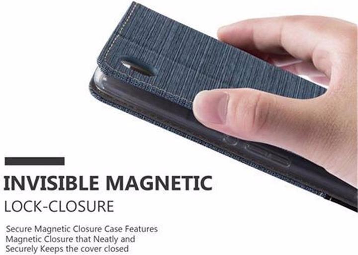 Actual product image Cadorabo Book Jeans Optics Cover (Sony Xperia M4 Aqua)