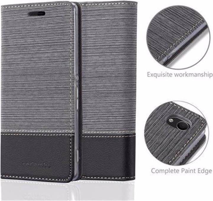 Actual product image Cadorabo Book Jeans Optics Cover (Sony Xperia M4 Aqua)