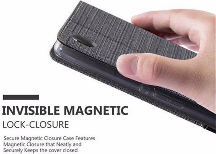 Actual product image Cadorabo Book Jeans Optics Cover (Sony Xperia M4 Aqua)