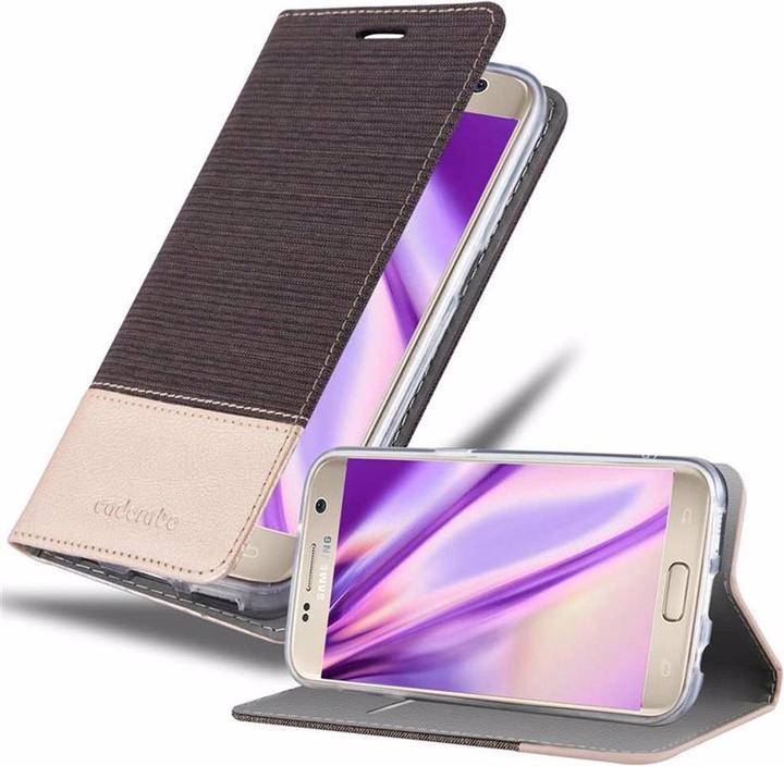 Actual product image Cadorabo Book Jeans Optics Cover (Samsung Galaxy S7)