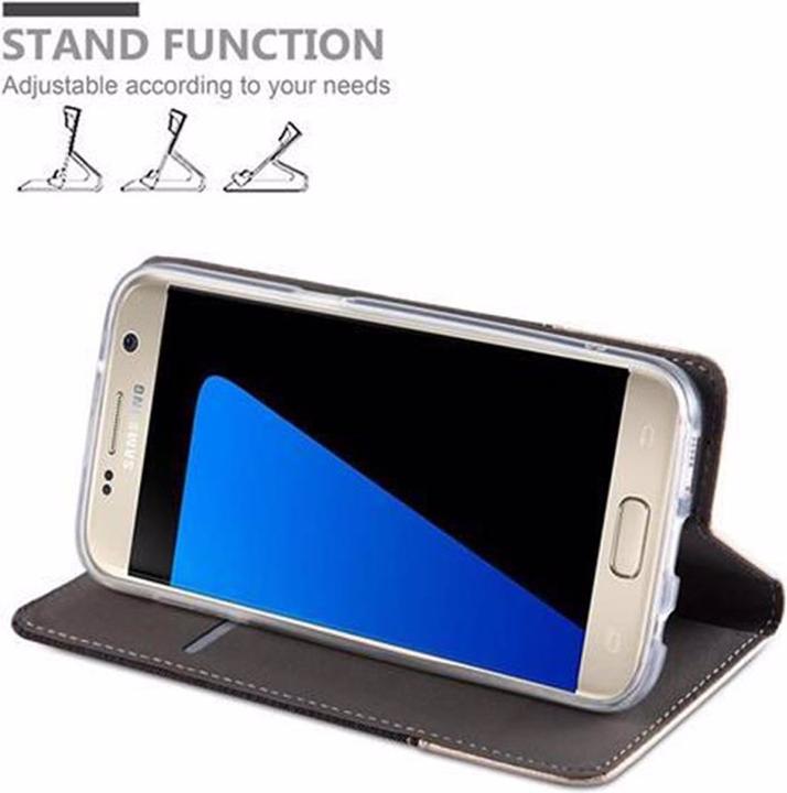 Actual product image Cadorabo Book Jeans Optics Cover (Samsung Galaxy S7)