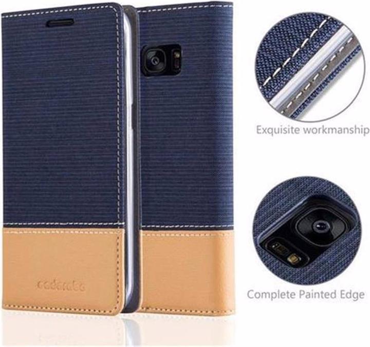 Productafbeelding Cadorabo Boek Jeans Optiek Cover (Samsung Galaxy S7 Edge)