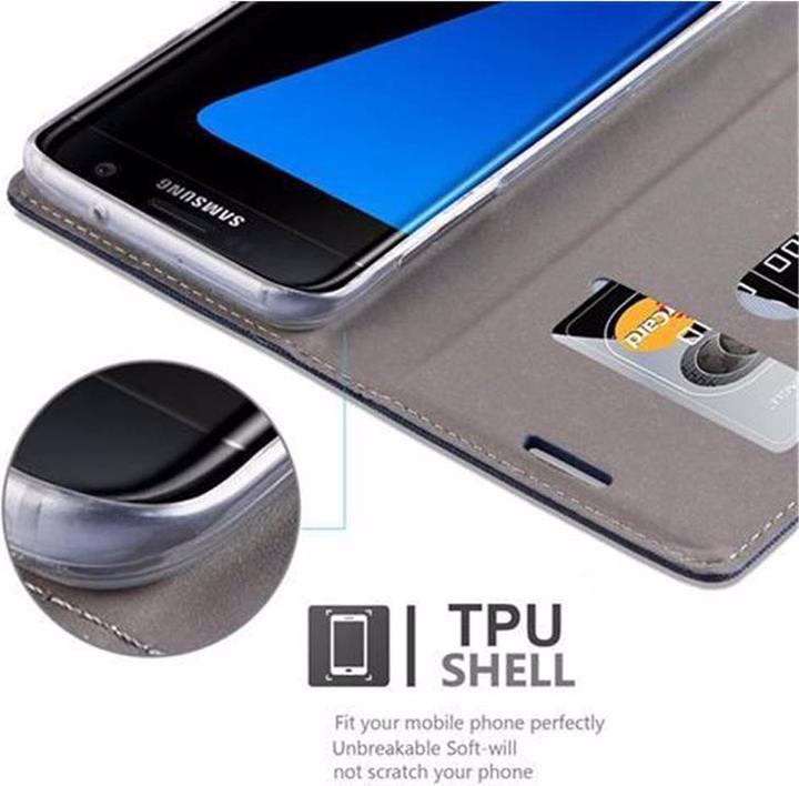 Productafbeelding Cadorabo Boek Jeans Optiek Cover (Samsung Galaxy S7 Edge)