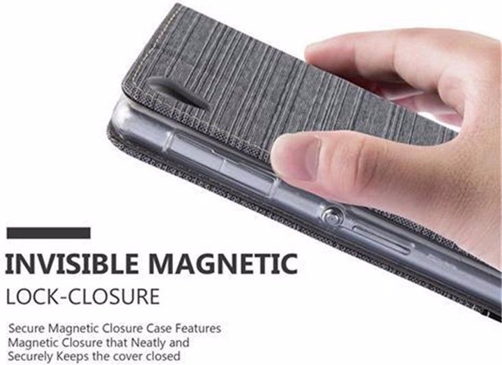 Actual product image Cadorabo Book Jeans Optics Cover (Sony Xperia Z1)