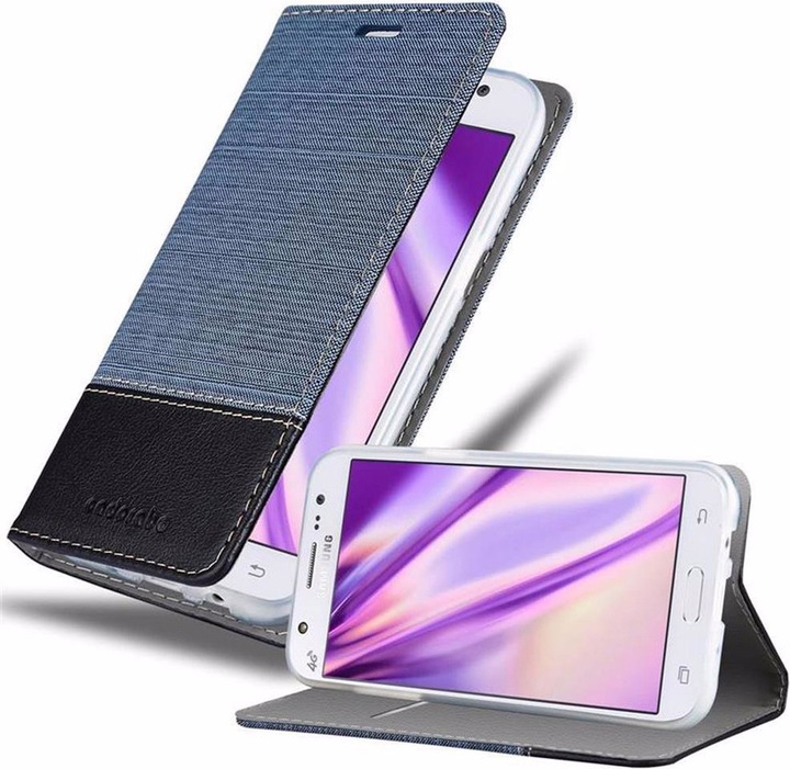 Image du produit Cadorabo Couverture look jeans Book (Samsung Galaxy J5 (2015))