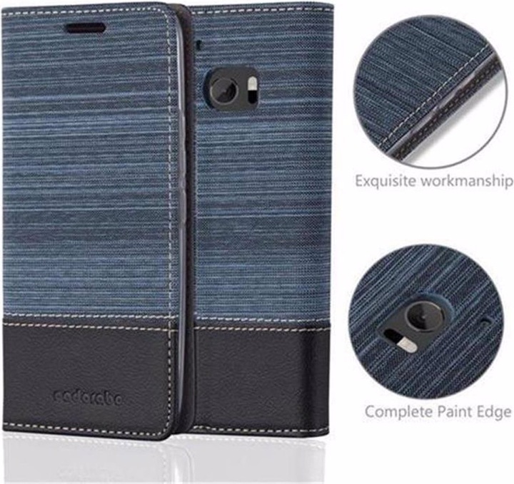 Actual product image Cadorabo Book Jeans Optics Cover (HTC One 10)