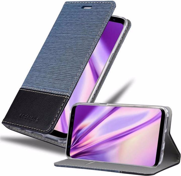 Actual product image Cadorabo Book Jeans Optics Cover (Samsung Galaxy S8+)