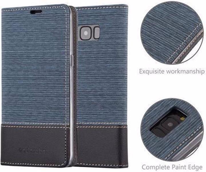 Actual product image Cadorabo Book Jeans Optics Cover (Samsung Galaxy S8+)