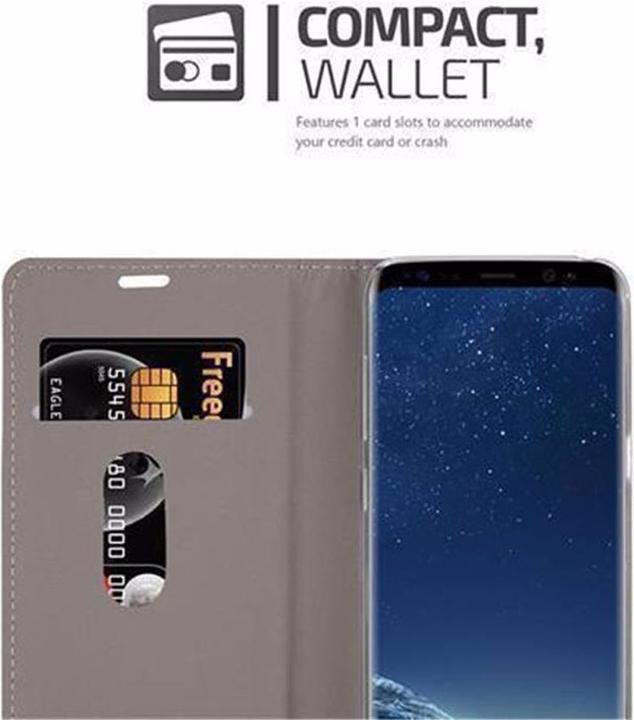 Actual product image Cadorabo Book Jeans Optics Cover (Samsung Galaxy S8+)