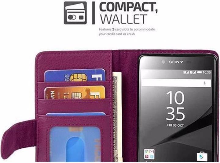 Productafbeelding Cadorabo Boek met 3 kaartsleuven Omslag (Sony Xperia Z5)