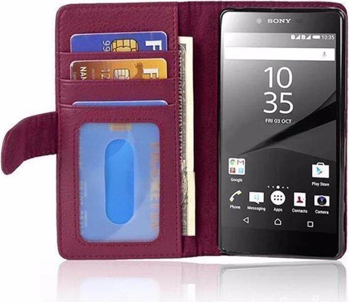 Productafbeelding Cadorabo Boek met 3 kaartsleuven Omslag (Sony Xperia Z5)