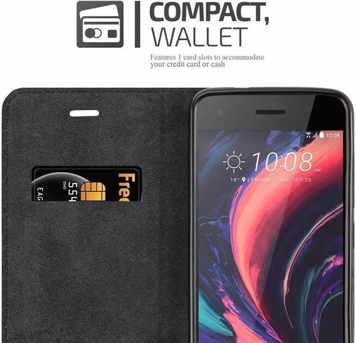 Actual product image Cadorabo Book Invisible Magnet Cover (HTC Desire 10 Pro)