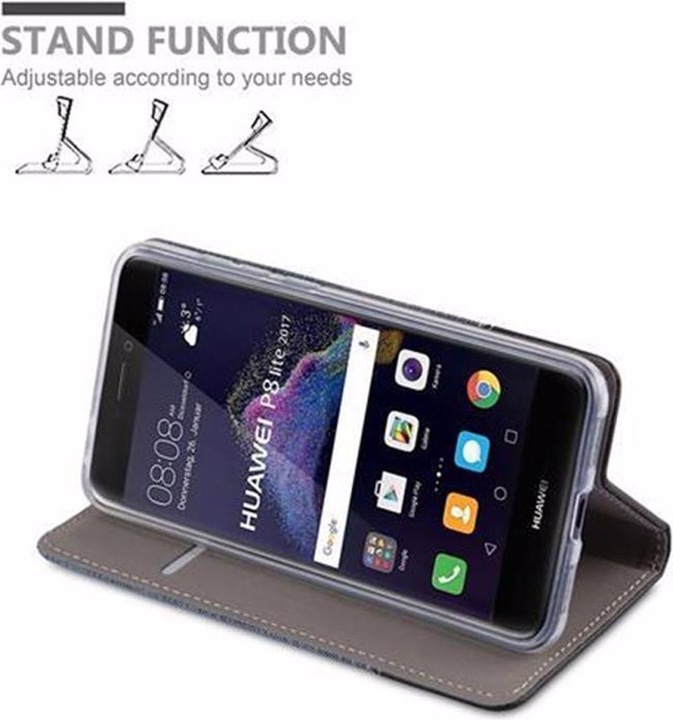 Image du produit Cadorabo Couverture look jeans Book (Huawei P8 Lite (2017))