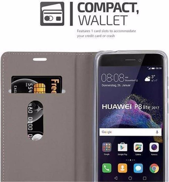 Image du produit Cadorabo Couverture look jeans Book (Huawei P8 Lite (2017))