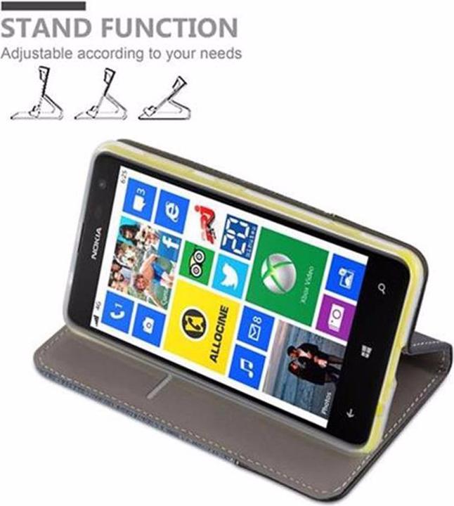Actual product image Cadorabo Book Jeans Optics Cover (Nokia Lumia 625)