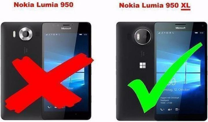 Produktbild Cadorabo Book Invisible Magnet Cover (Microsoft Lumia 950 XL)