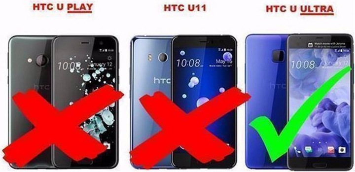 Actual product image Cadorabo Book Invisible Magnet Cover (HTC U Ultra)