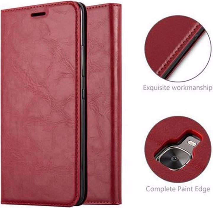 Actual product image Cadorabo Book Invisible Magnet Cover (HTC U Ultra)