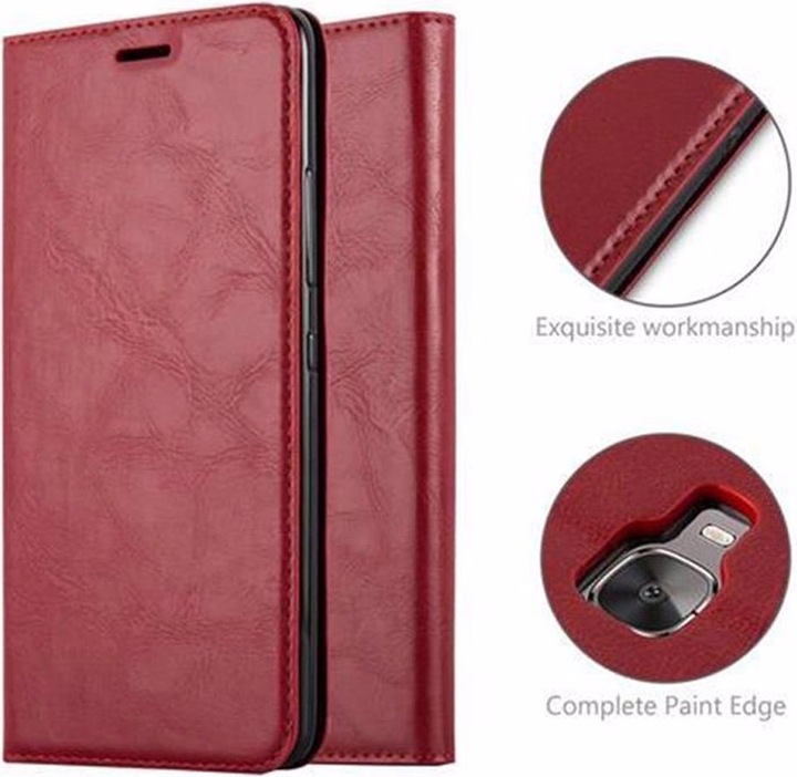 Actual product image Cadorabo Book Invisible Magnet Cover (HTC U Ultra)