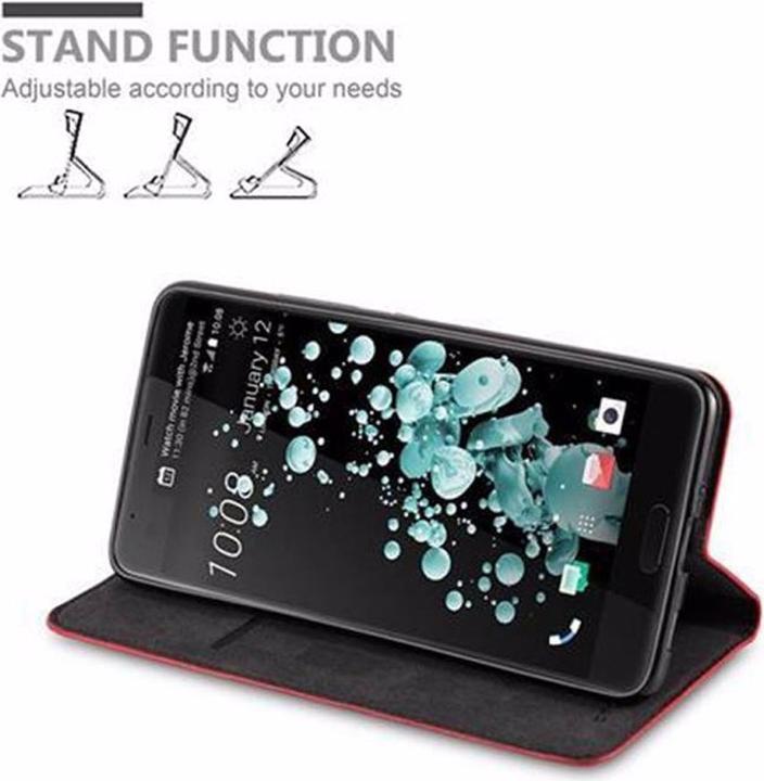 Actual product image Cadorabo Book Invisible Magnet Cover (HTC U Ultra)
