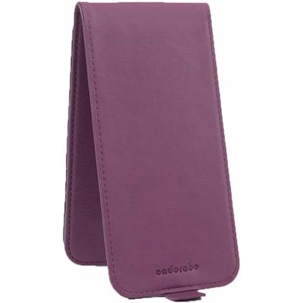 Thumbnail - Cadorabo Flip mit Struktur Cover (Sony Xperia M5), Smartphone Hülle, Violett
