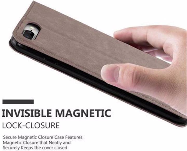 Productafbeelding Cadorabo Boek Onzichtbare Magneethoes (Apple iPhone 7 Plus, Apple iPhone 7s Plus)