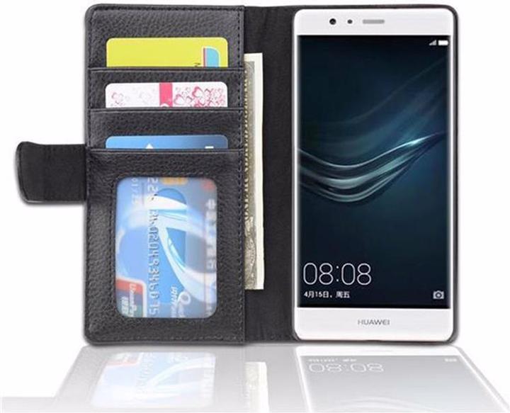Productafbeelding Cadorabo Boek met 3 kaartsleuven Omslag (Huawei P9 Lite)