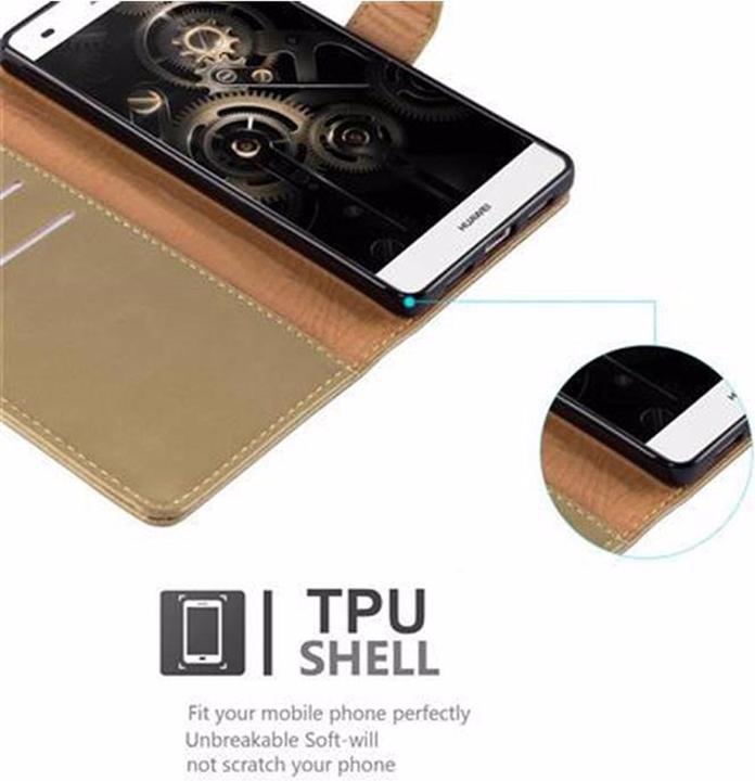 Actual product image Cadorabo Book Luxury Cover (Huawei P8 Lite)