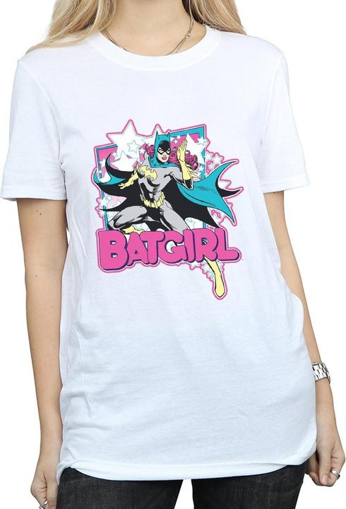 Actual product image Batman Womens/Ladies Leap Batgirl Cotton Boyfriend T-Shirt (M)