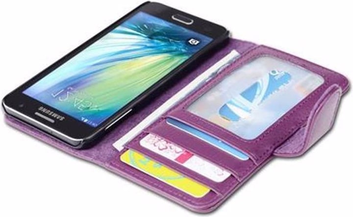 Actual product image Cadorabo Book with 3 card slots cover (Samsung Galaxy A3)
