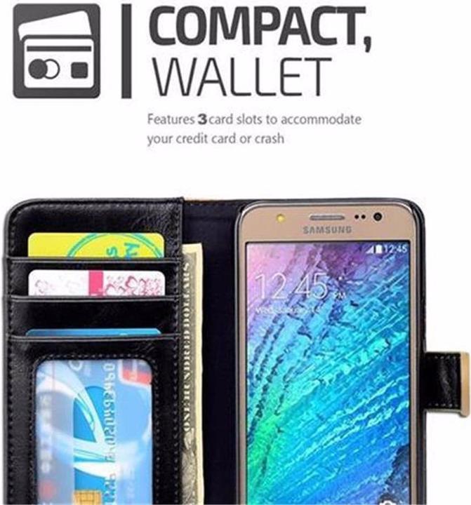 Immagine prodotto Cadorabo Copertina a strisce bicolore a libro (Samsung Galaxy J5 (2015))