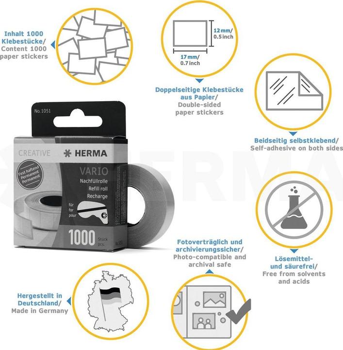 Image du produit HERMA Recharge permanente