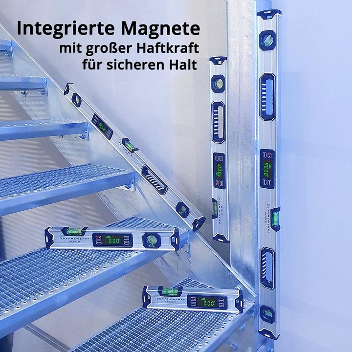Actual product image Stahlwerk Digital spirit level DW-400 ST made of aluminium with 400 mm length (40 cm)