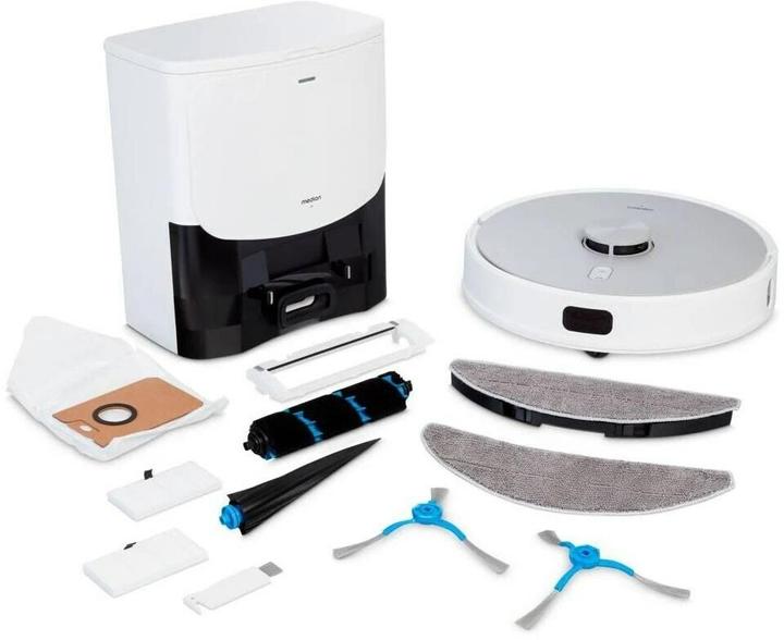 Actual product image Medion MD 12043 X42 Staubsaug-Roboter weiss (Vacuum mopping robot)