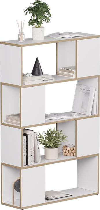 Actual product image Vicco Raumteiler Eneos, Weiss/Eiche, 80 x 124.5 cm