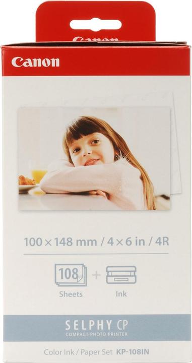 Actual product image Canon Kp-108in (101.6 x 152.4 mm, 10x15 cm, 148 x 100 mm, 108 pcs.)