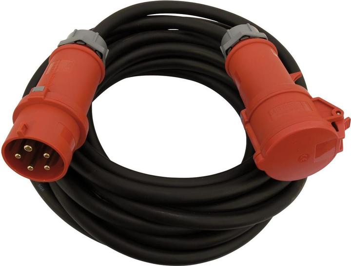 Actual product image Psso CEE extension 32A 5x6 25m red (25 m)