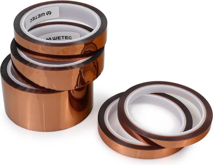 Produktbild Wetec Polyimid-Klebeband, 9 mm x 33 m, 40 mm (40 mm)