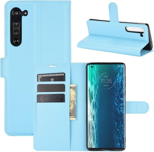 Produktbild MU Classic Litchi Leder Bookcover Series (Motorola Edge)