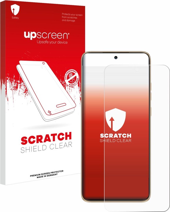 Actual product image upscreen Screen protector Screen protector film Clear Transparent (1 Piece, Motorola Edge 50 Neo)