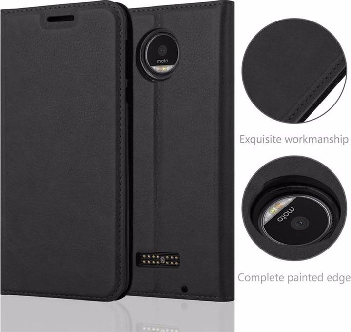 Actual product image Cadorabo Book Invisible Magnet Cover (Motorola Moto Z Play)