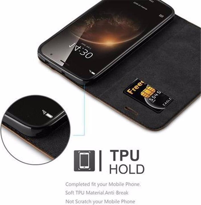 Productafbeelding Cadorabo Boek Onzichtbare Magneethoes (Huawei G7 Plus, Huawei G8, Huawei GX8)