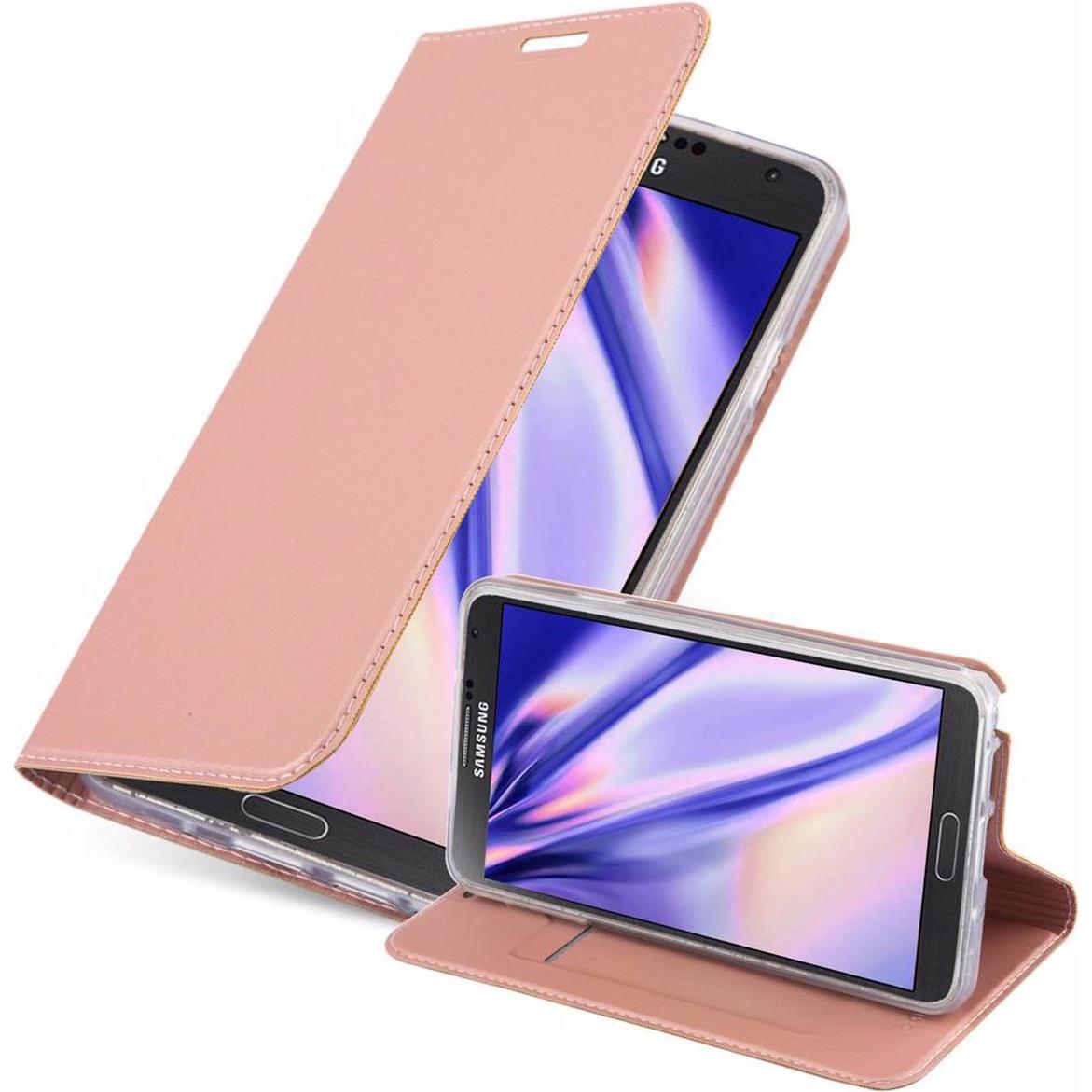 Cadorabo Book Classy Style Cover (Samsung Galaxy Note 3), Smartphone Hülle, Rosa