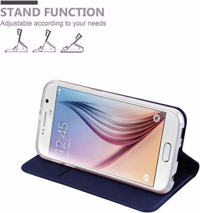 Actual product image Cadorabo Book Classy Style Cover (Samsung Galaxy S6)