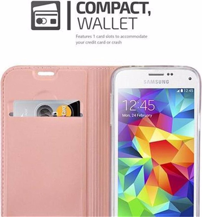 Produktbild Cadorabo Book Classy Style Cover (Samsung Galaxy S5 Mini)