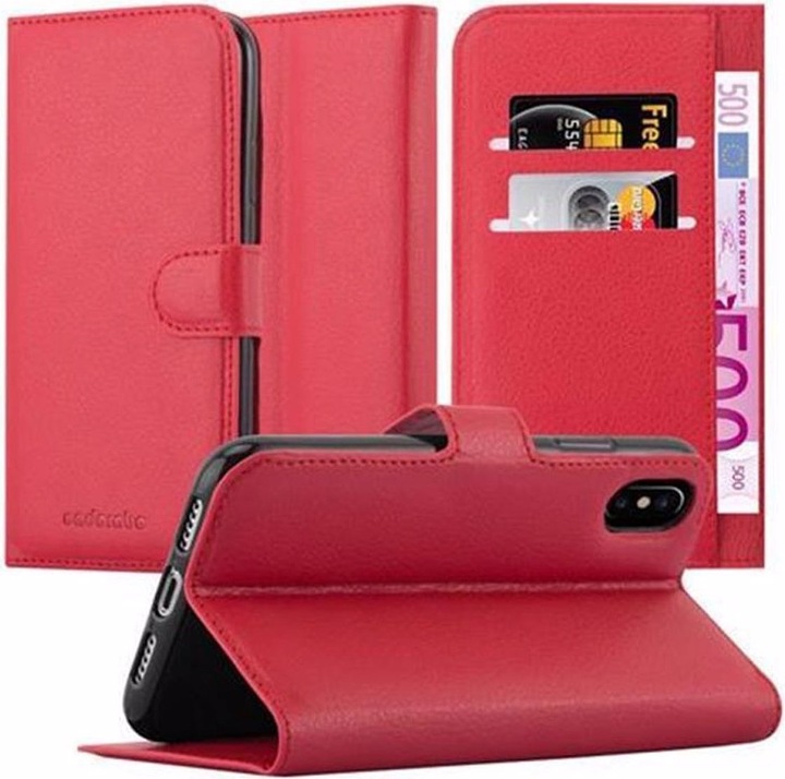 Produktbild Cadorabo Book mit Standfunktion Cover (Apple iPhone X)